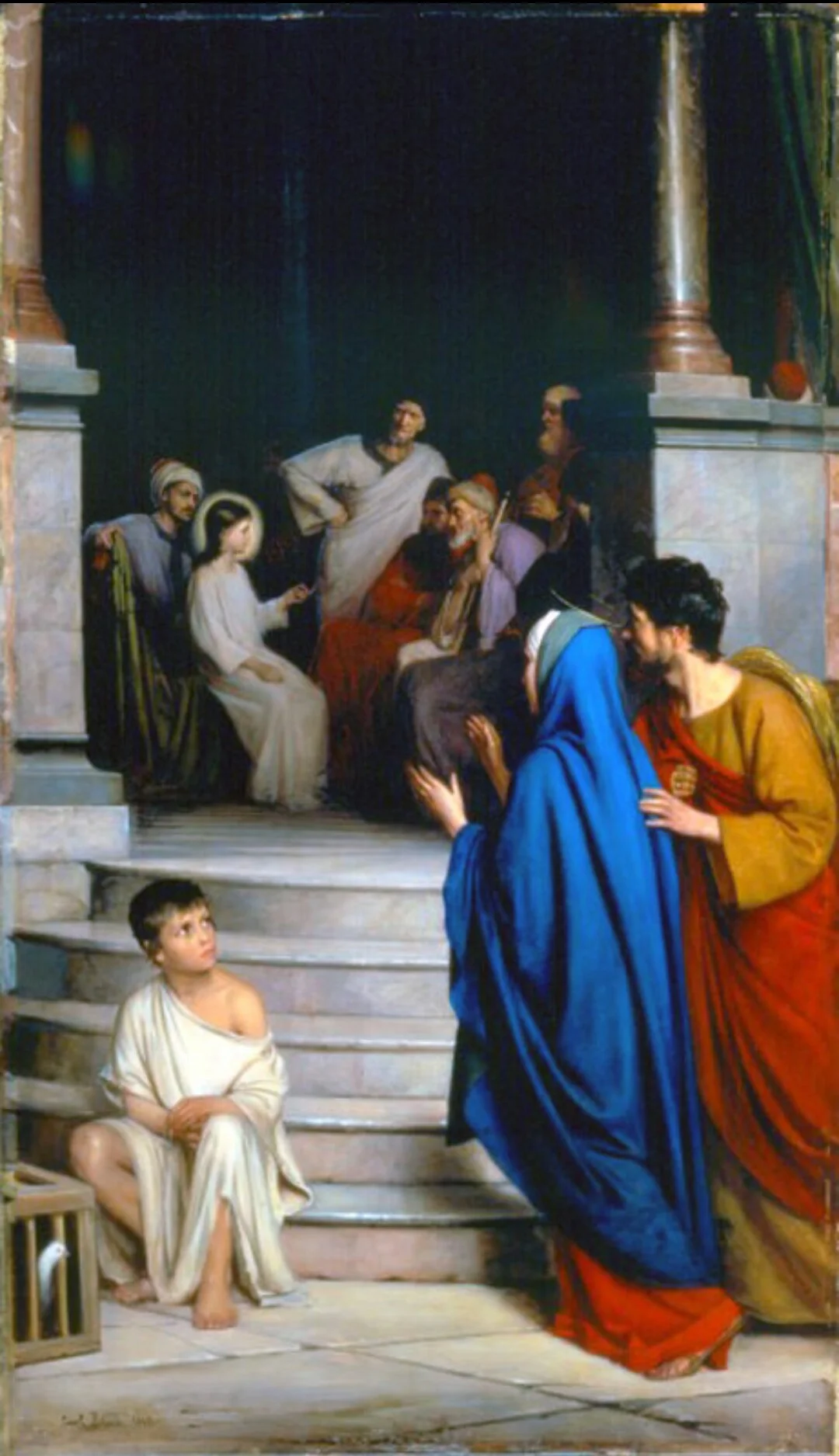 The Twelve-Year-Old Jesus in the Temple